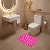 Stippen - Patroon - Roze WCmat klein 1009 -sfeer3