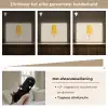 Oranje - Stokje - Waterijsje Light Box met batterij (Wandlamp) middel -USP_dimbaarNL