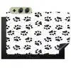 Paw - Pattern -Black Inductie beschemer met haakjes klein 777 -3d