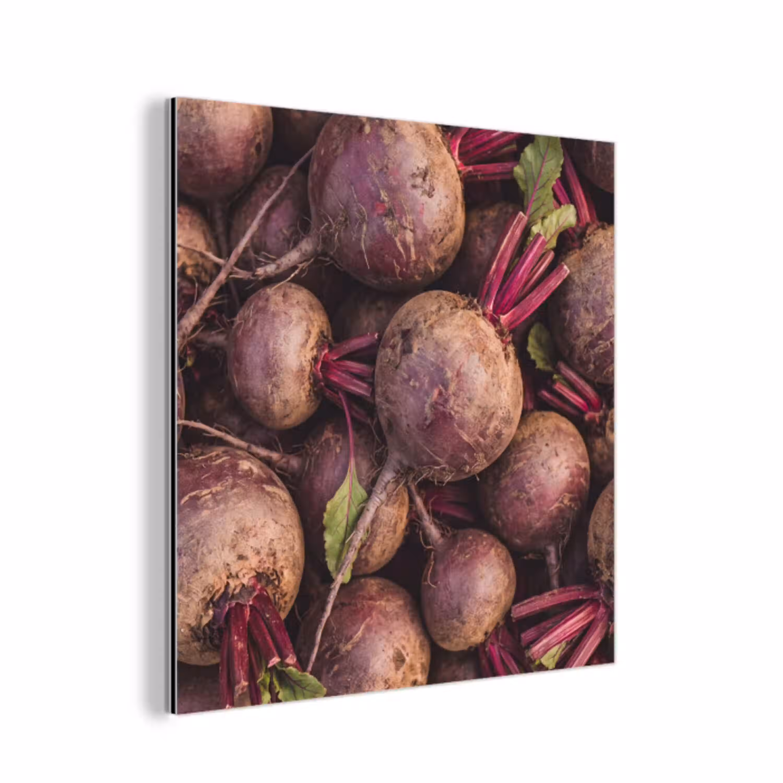 Groente - Rood - Natuur aluminium wit klein -3d