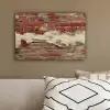 Muur - Baksteen - Verweerd canvas 2cm klein -sfeer3