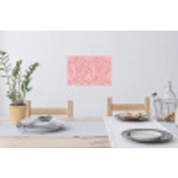 Zebra - Print - Roze Muursticker klein 286 -eettafel
