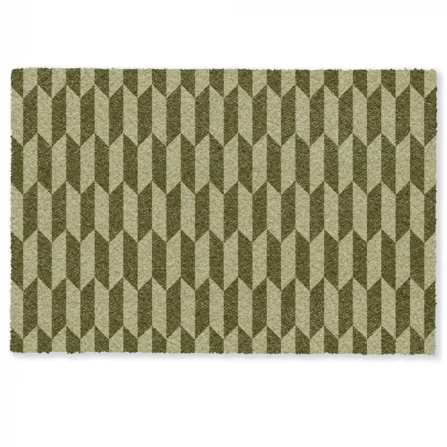 Deurmat - Patroon - Abstract - Groen - Vlakken