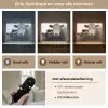 Koeien - Zwart - Wit Light Box met batterij (Wandlamp) middel -USP_lichtkleurNL