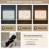 Marmer - Wit - Expressief - Goudaccenten Light Box met batterij (Wandlamp) middel 907 -USP_lichtkleurNL