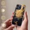 Bloemen - Takken - Goud - Sierlijk Telefoonhoesje iPhone 17 Pro klein -sfeer3_NL
