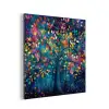 Kleurrijk - Boom - Magisch - Abstract aluminium wit klein -3d