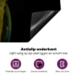 Ara - Portret - Groen Inductie beschermer vinyl 3mm klein -zzzzzzz-cc-onderkant