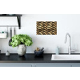 Schubben - Structuur - Goud Muursticker klein 286 -keuken
