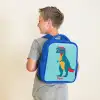 Coole T. rex met zonnebril Kinderrugzak - Blauw middel -sfeer2