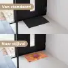 Dahlia - Bloem - Oranje Deurmat klein -voor-na_NL