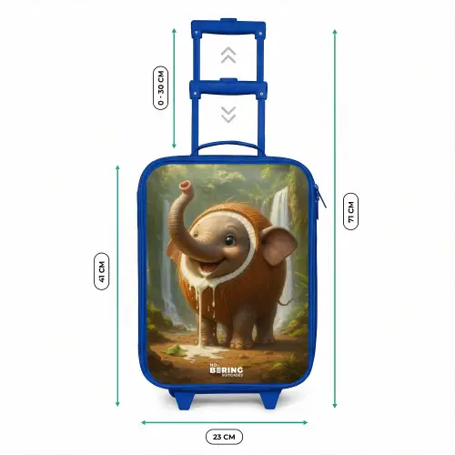 Coconote Elephante Kinderkoffer - Blauw klein -productfoto_formaten
