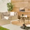 Duinlandschap - Zonsondergang - Strand tuinposter los doek klein -sfeer4