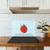 Rood - Tomaat - Groente keuken achterwand spatscherm klein -sfeer2