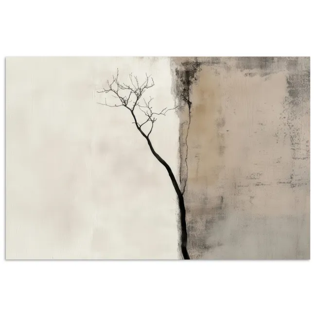 Poster - Wabi sabi - Plant - Beige