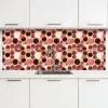 Cirkels - Modern - Kleurrijk keuken achterwand 2 middel 871 -3d