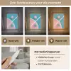 Basketbal - Pastel - Roze - BLauw Light Box met kabel (Tafellamp) klein -USP_lichtkleurNL