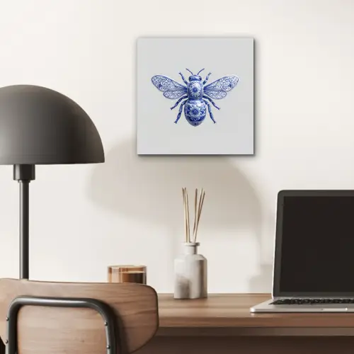 Bij - Modern - Delfts - Blauw aluminium wit klein -sfeer5