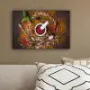 Vijzel - Kruiden - Lepels - Specerijen - Bruin - Peper canvas 2cm klein -sfeer3