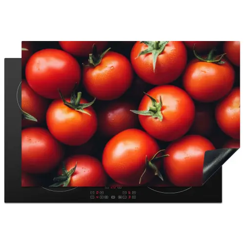 Groente - Rood - Tomaten Inductie beschermer vinyl 3mm klein -3d