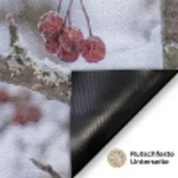 Pestvogel - Bessen - Winter - Natuur Deurmat klein -antislip_DE