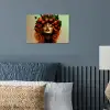 Vrouw - Aardbeien - Kroon poster papier klein -sfeer2