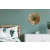 Vaas - Olijftakken - Bladeren - Beige Wandcirkel aluminium klein -slaapkamer
