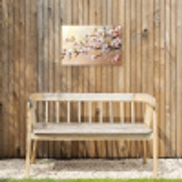 Bloesemtakken - Schilderachtig - Roze Tuinposter op houten frame 2 cm dik klein -sfeer4