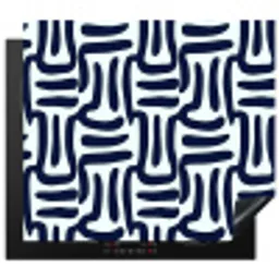 Abstract - Modern - Blauw Inductie beschermer vinyl 3mm middel 274 -3d