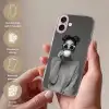 Vrouw - Koffie - Zwart - Wit Apple iPhone 16 klein -sfeer3_NL