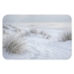 Duinen - Sneeuw - Strand - Winter - Serene Badmat klein -3d