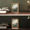Hoed - Vrouw - Beige Light Box met kabel (Tafellamp) klein -sfeer3