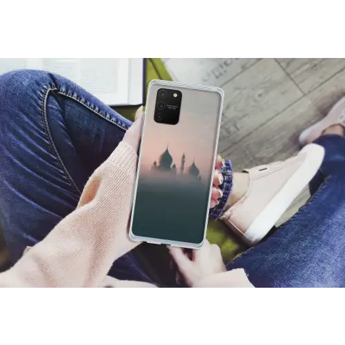 Moskee - Minaretten - mist - Islamitisch Telefoonhoesje Samsung Galaxy S10 Lite klein -handS10Lite