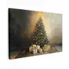 Kerstboom - Cadeaus - Goud canvas 2cm klein -z3d