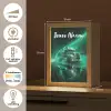 Vrachtwagen - Stad - Groen - Neon Light Box met kabel (Kinderlampje) klein -USP_NL