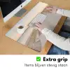 Kustlijn - Horizon - Hek Muismat XXL klein -sfeer3
