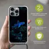 Vis - Stippen - Koraal - Blauw Hoesje iPhone 16 Pro Max met koord klein -sfeer2_NL