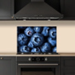 Bessen - Blauw - Fruit keuken achterwand spatscherm klein -sfeer1