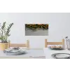 Bloemen - Muur - Oranje Muursticker klein -eettafel