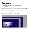 Blauw - Why not - Minimalistisch Muismat XXL klein -sfeer5
