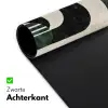 Bogen - Donkergroen - Lijnen Muismat XXL klein -sfeer2