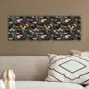 Geel - Kiezels - Glad canvas 2cm klein 828 -sfeer3