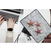 Zeesterren - Water - Helder laptophoes neopreen klein -bureau