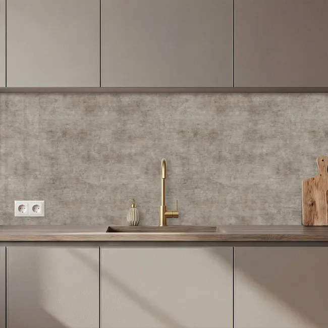 Kitchen Wall Splashback - Retro - Concrete - Pattern
