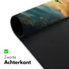 Vogels - Zon - Bomen - Groen Muismat XXL klein -sfeer2