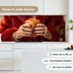 Broodje - Bontjas - Goud keuken achterwand 2 middel -sfeer4_DE