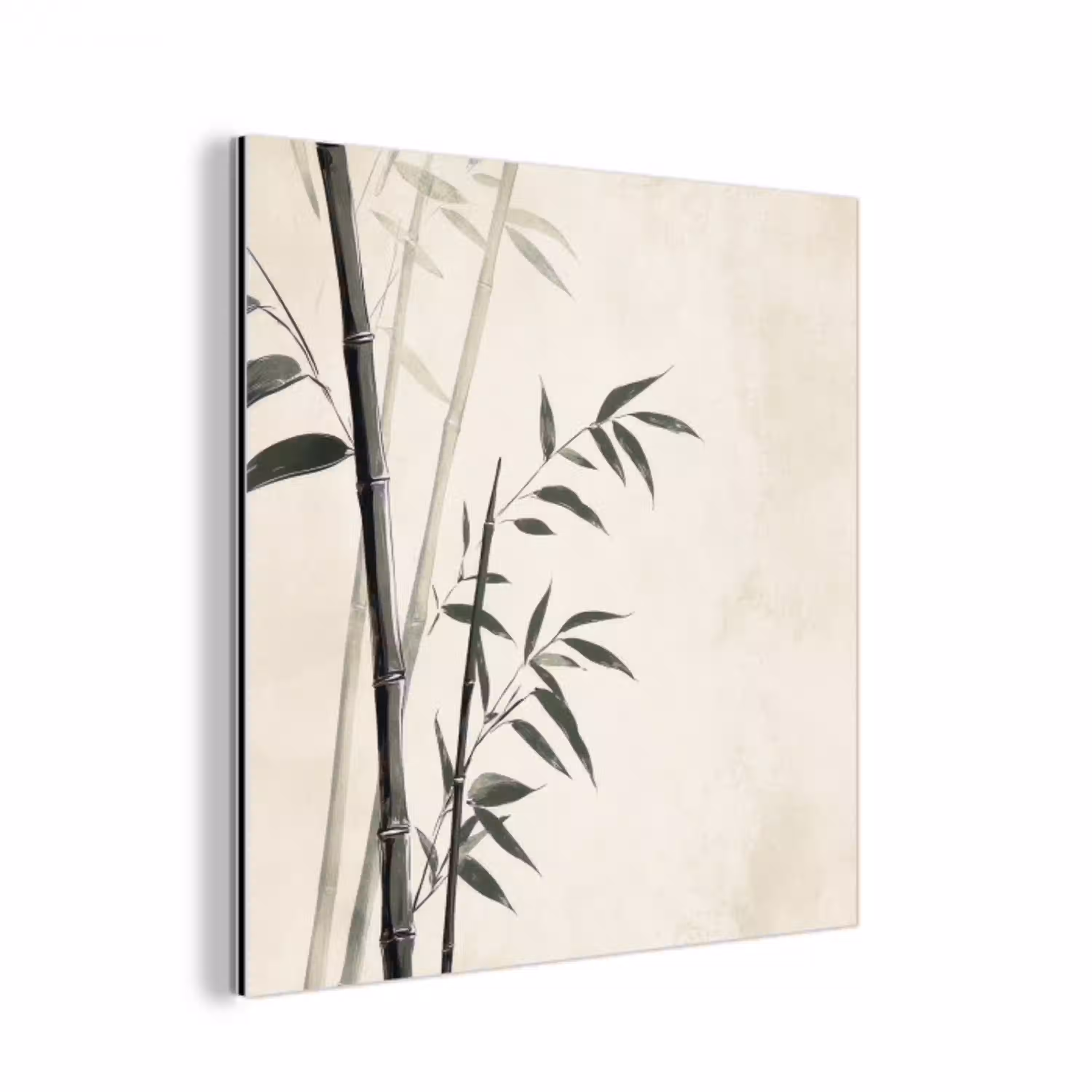Japandi - Bamboe - Beige aluminium wit klein -3d