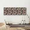 Rust - Zachte - Kleuren - Stenen canvas 2cm klein 828 -sfeer6