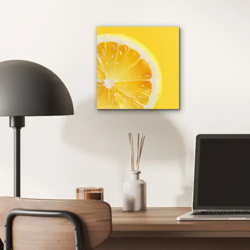 Citroen - Geel - Zonnig aluminium wit klein -sfeer5