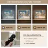Kerst - Kerstboom - Winter - Huis - Sneeuw Light Box met batterij (Wandlamp) middel -USP_lichtkleurNL